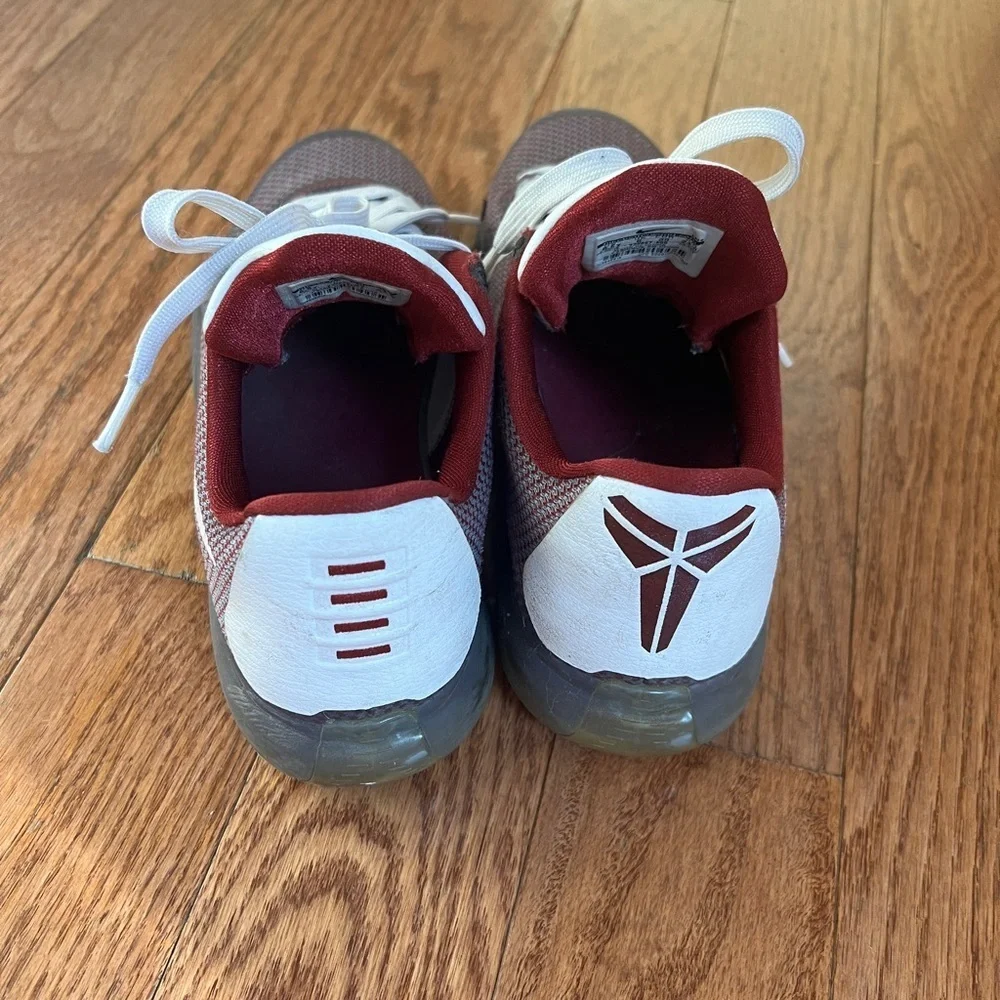 nike kobe x 10 lower merion team red/white size 6.5